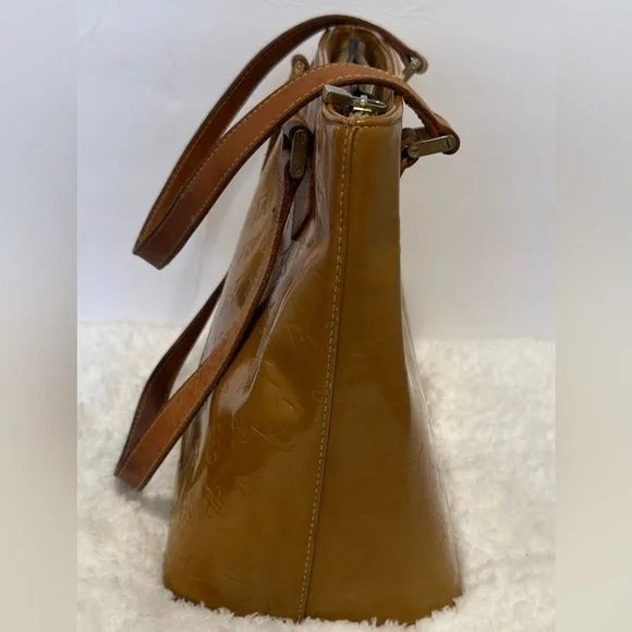 Vintage Louis Vuitton Cognac Monogram Vernis Tote - Picture 5 of 16